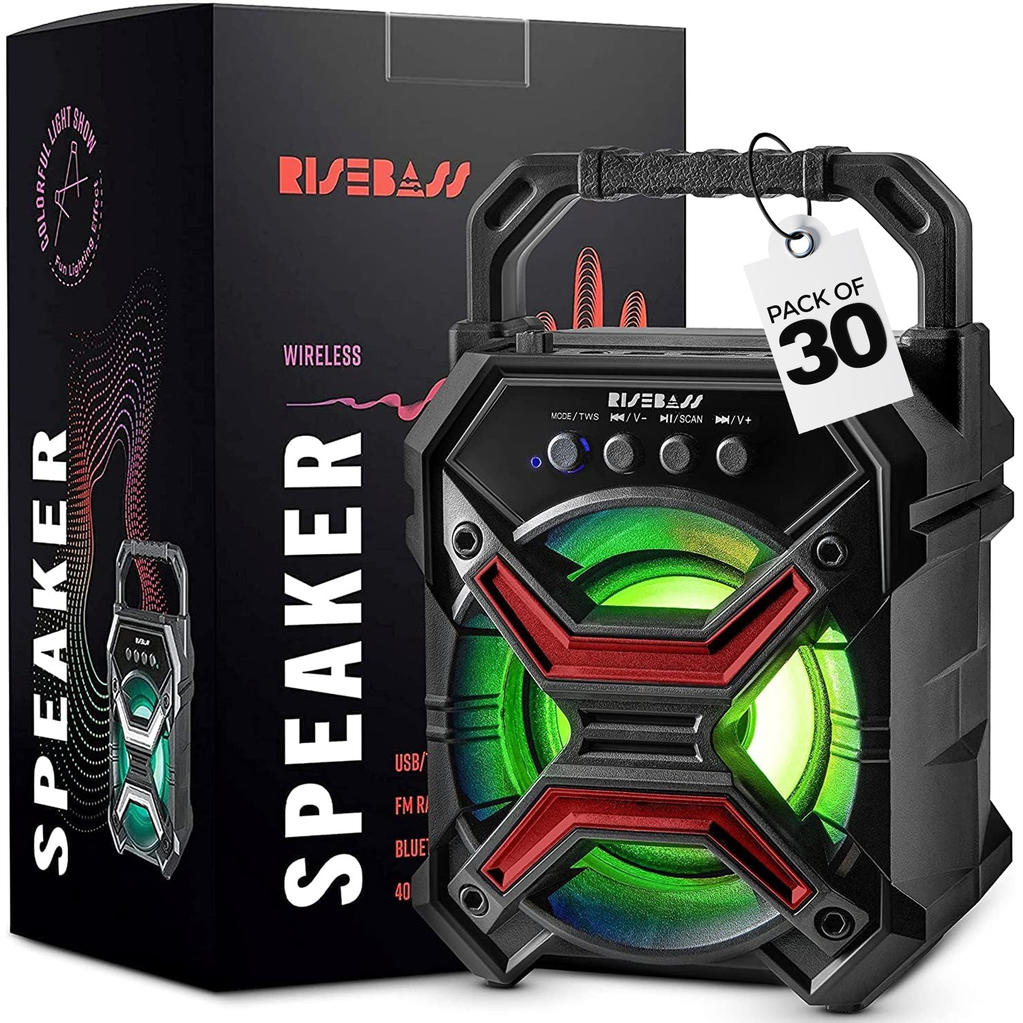 7-inch Portable Wireless Bluetooth Speaker w/ TWS Function-8