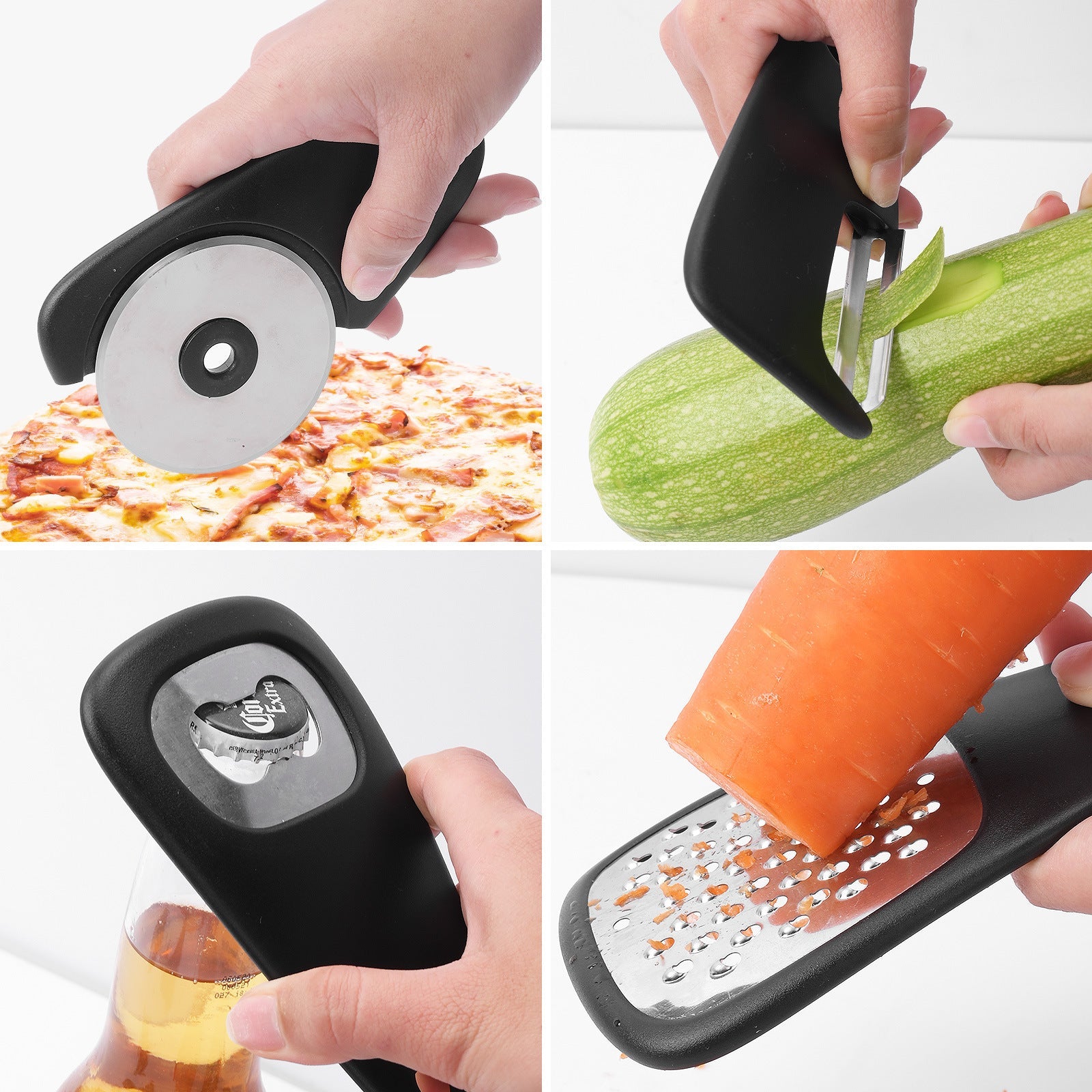 NNEDSZ Multifunctional Kitchen Gadgets - Compact Vegetable Slicer & Grater Tool-2